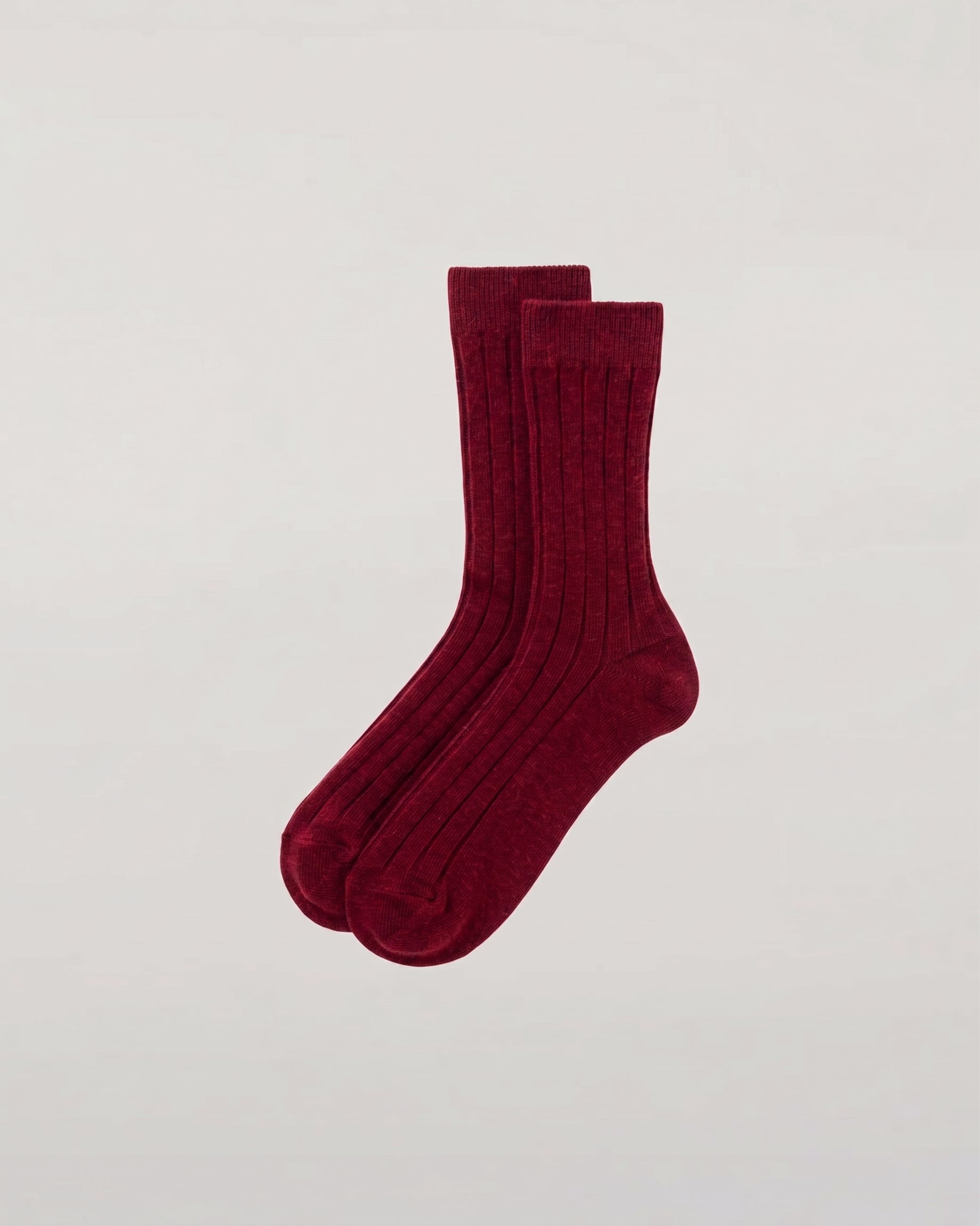 Men's Cashmere Ribbed Velvet Socks