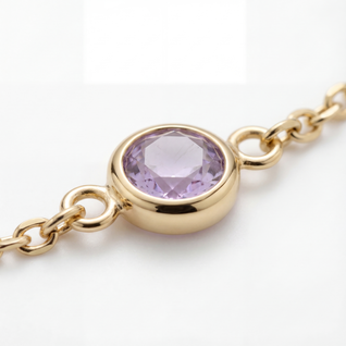 Gold Birthstone Bracelet