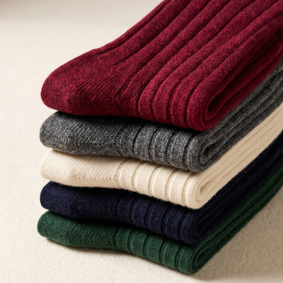 Men's Cashmere Ribbed Velvet Socks (Copy)