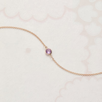 Gold Birthstone Bracelet