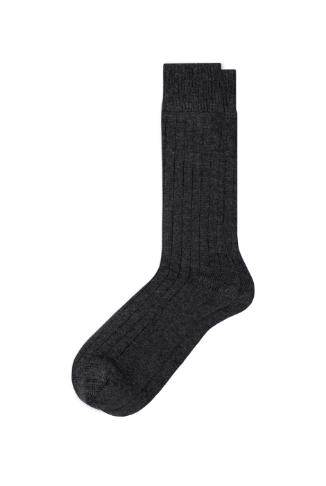 Dark Charcoal Men's Cashmere Socks