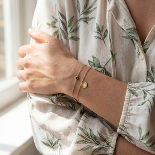 Gold Birthstone Bracelet