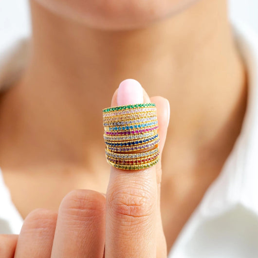 Birthstone Eternity Ring