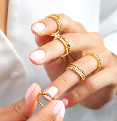 Birthstone Eternity Ring