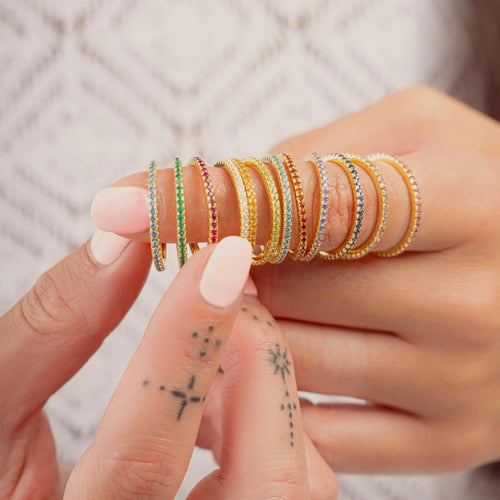 Birthstone Eternity Ring