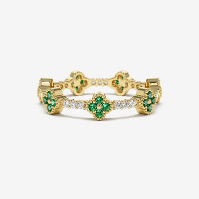 Four Leaf Clover Ring