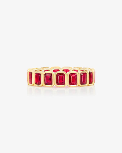Gemstone Eternity Band