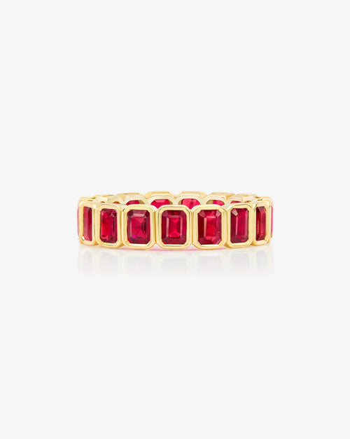 Gemstone Eternity Band