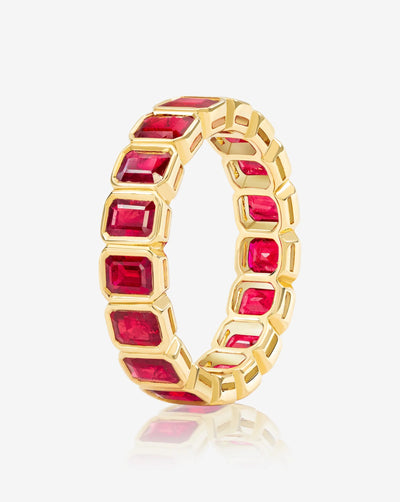 Gemstone Eternity Band
